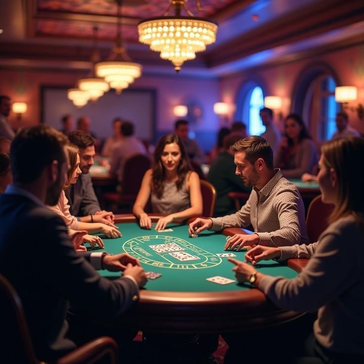 Antarmuka aplikasi 63 2d menampilkan studio live dealer blackjack dengan multi-camera